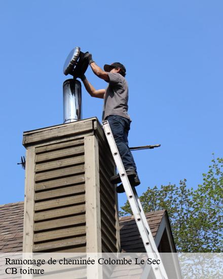 Ramonage de cheminée  colombe-le-sec-10200 CB toiture