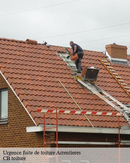 Urgence fuite de toiture  arrentieres-10200 CB toiture