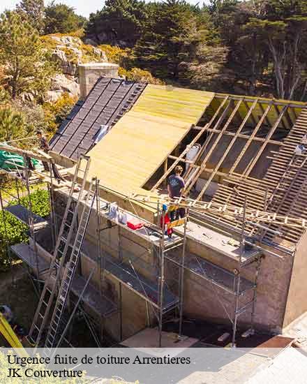 Urgence fuite de toiture  arrentieres-10200 JK Couverture
