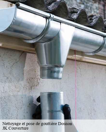 Nettoyage et pose de gouttière  dosnon-10700 JK Couverture