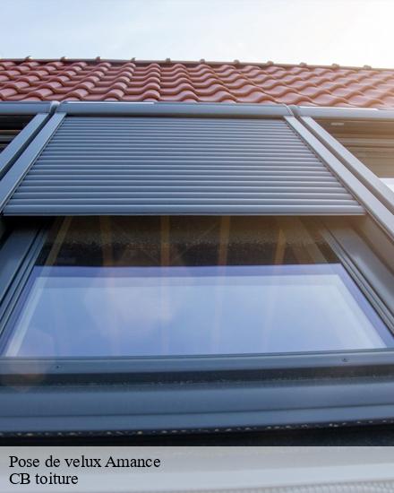 Pose de velux  amance-10140 CB toiture