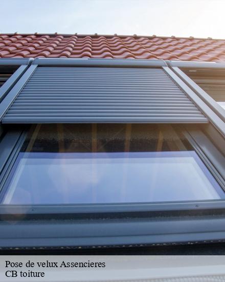 Pose de velux  assencieres-10220 CB toiture