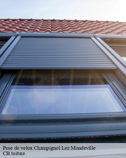 Pose de velux  champignol-lez-mondeville-10200 CB toiture