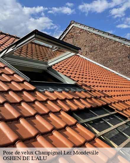 Pose de velux champignol-lez-mondeville-10200 OSHEN DE L'ALU