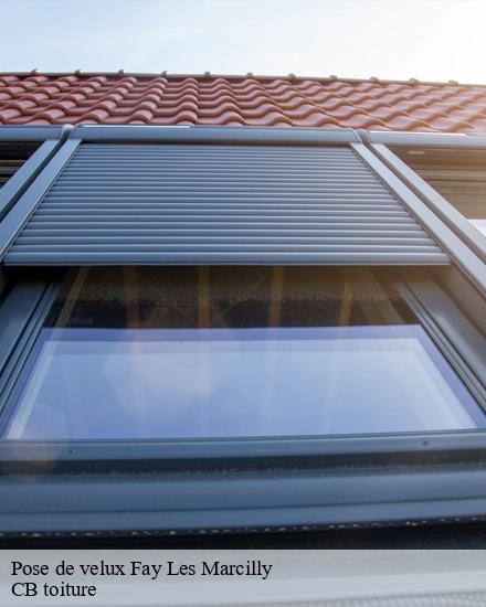 Pose de velux  fay-les-marcilly-10290 CB toiture