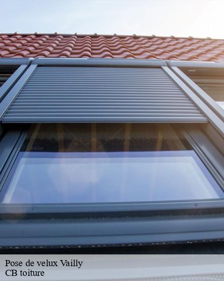 Pose de velux  vailly-10150 CB toiture