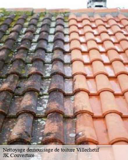 Nettoyage demoussage de toiture  villechetif-10410 JK Couverture