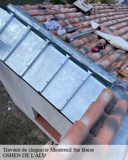 Travaux de zinguerie  montreuil-sur-barse-10270 OSHEN DE L'ALU